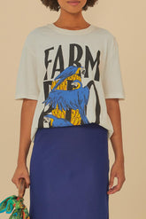 Blusa T-Shirt Media Arara Bananeira 340652 Farm Rio